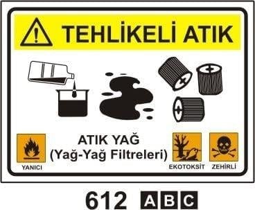 Tehlikeli Atık Atık Yağ, Tehlikeli Atık Kartuş Toner, Geri Dönüşüm Tehlikeli Atık Levhaları, Tehlikeli Atık Kirli Kaplar