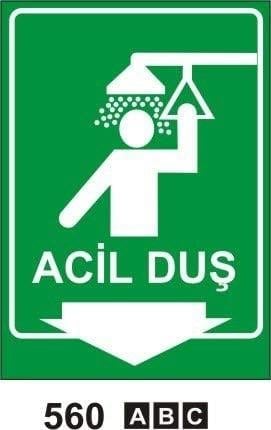 Emniyetli Durum Levhaları, Uyarı Levhaları, Acil Duş, Göz ve Vücut Duşu, İlk Yardım Noktası, İlk Yardım Dolabı, İlk Yardım, Acil Toplanma Alanı, Acil Toplanma Merkezi, Sigara İçme Alanı Çantası