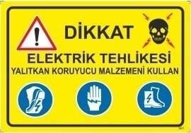 Dikkat Elektrik Tehlikesi, Tehlike Maden Sahası Levhası, İnşaat Sahasına Girmek Tehlikeli ve Yasaktır Levhası, Dikkat Burada Çift Taraflı Besleme Yapılmaktadır Levhası, İnşaat Alanı Koruyucu Malzemeni Kullan, Ezilme Tehlikesi Preste Çalışırken Çift El Kumandasını Kullan, Gürültülü Alan Kulaklık Tak, Yangın Tehlikesi Sigara İçmek ve Açık Alev Yasaktır, Fabrika Alanı Koruyucu Malzemeni Kullan, Sıçrayan Parçalar Çapak Tehlikesi, Soğuk Düşük Isı Tehlikesi Koruyucu Malzemeni Giy, Sıkışma Tehlikesi, Yüksek Düşme Tehlikesi- Paraşüt Tipi Emniyet Kemerini Tak, Dönen Cisimler Kesilme Tehlikesi Çelik Örgü Eldiven Giy, Sıcak Levha Yanma Tehlikesi Isıya Dayanıklı Eldiven Giy, Asit Tahriş Edici Tehlike, Uyarı Levhaları, Bursa Uyarı Levhaları Baskı, Kombine Levhalar,