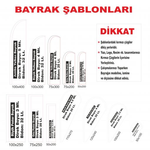 Bayrak Şablonları