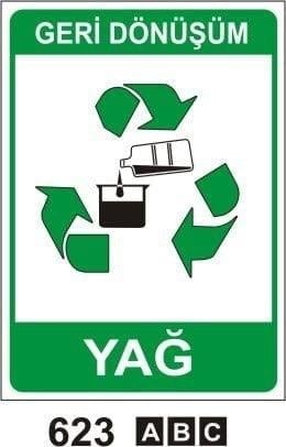 Yağ Geri Dönüşüm Levhası, Yağ Filtresi Geri Dönüşüm Levhası, Boya Kutuları Geri Dönüşüm Levhası, Evsel Atıklar Geri Dönüşüm Levhası, Geri Dönüşüm Levhası, Üstübü Yağlı Boyalı Bez ve Fırça, Tehlikeli Atık Atık Akü, Tehlikeli Atık Atık Yağ, Tehlikeli Atık Kartuş Toner, Geri Dönüşüm Tehlikeli Atık Levhaları, Tehlikeli Atık Kirli Kaplar